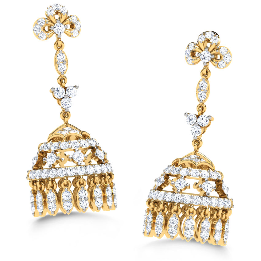 Trio Floret Jhumkas