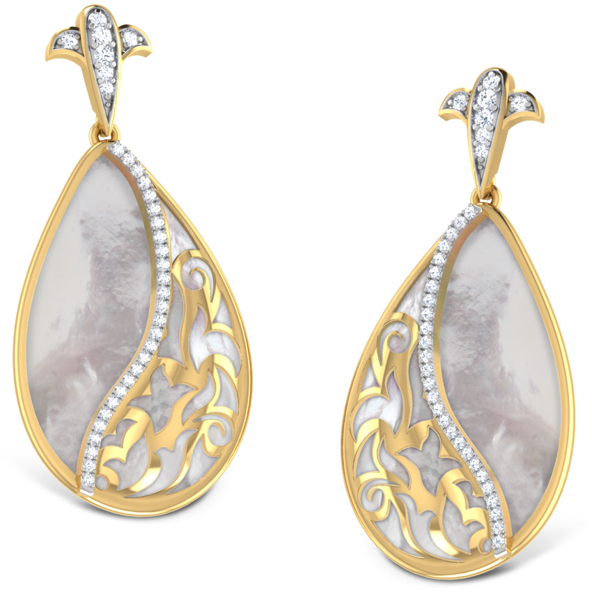 Vega Mother of Pearl Earrings