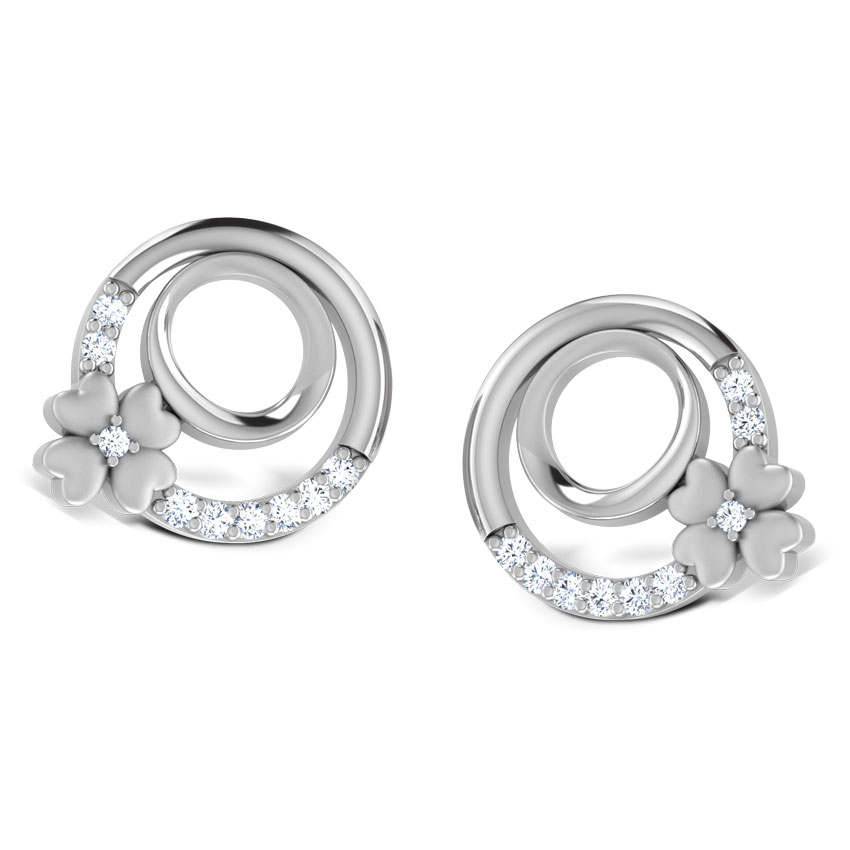 Circo Dame Platinum Earrings