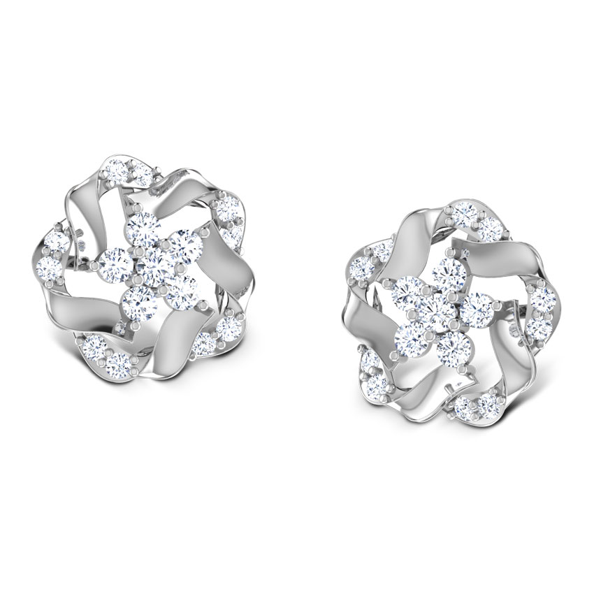 Geranium Platinum Earrings