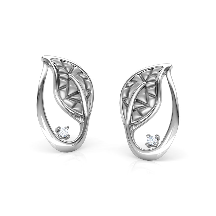 Sparks Platinum Stud Earrings