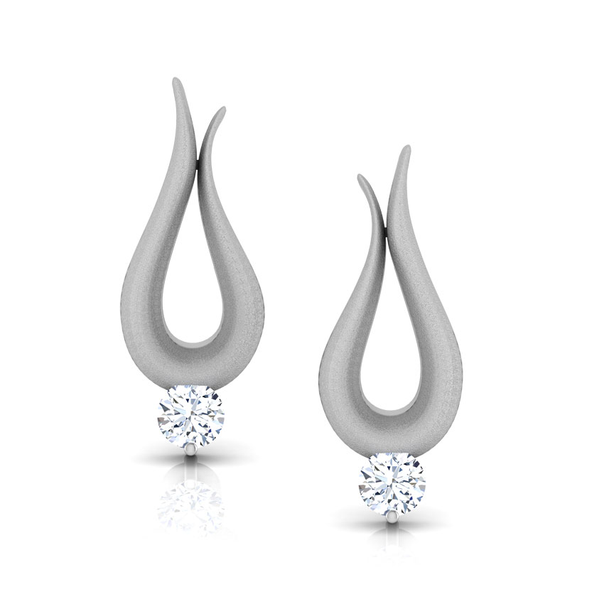 Love Bird Platinum Stud Earrings Love Bird Platinum Stud Earrings