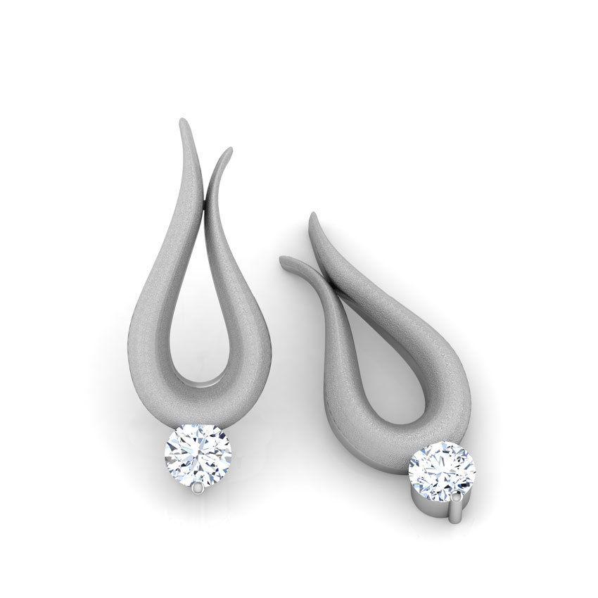 Love Bird Platinum Stud Earrings Love Bird Platinum Stud Earrings