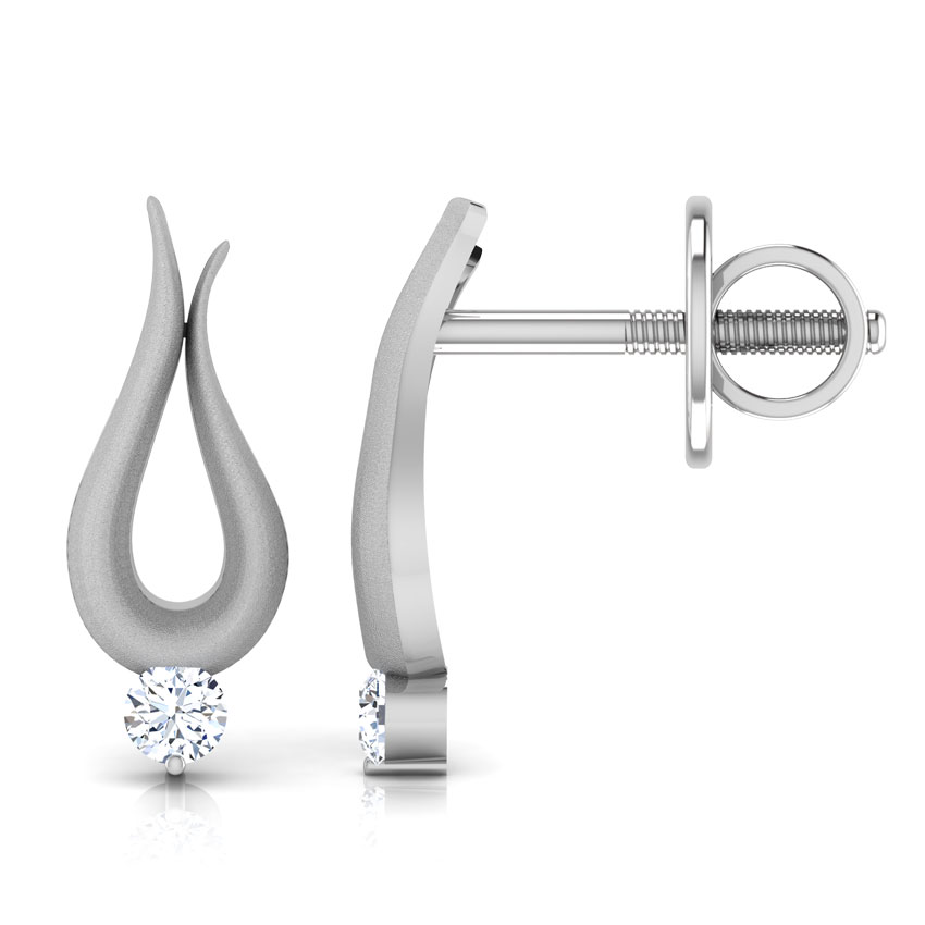 Love Bird Platinum Stud Earrings Love Bird Platinum Stud Earrings