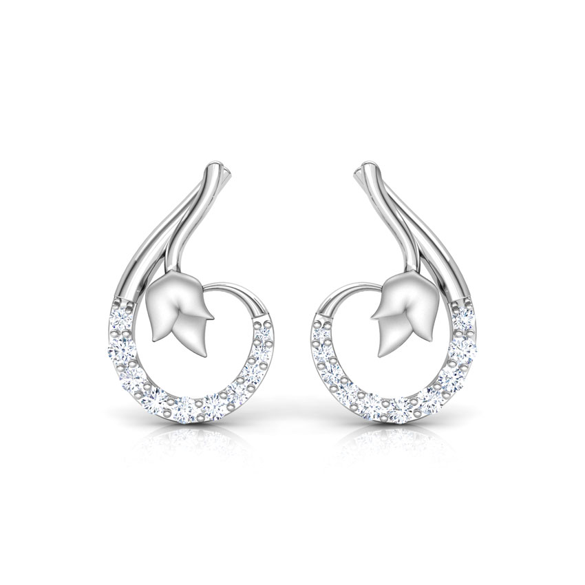 Top 83+ platinum silver earrings super hot - 3tdesign.edu.vn