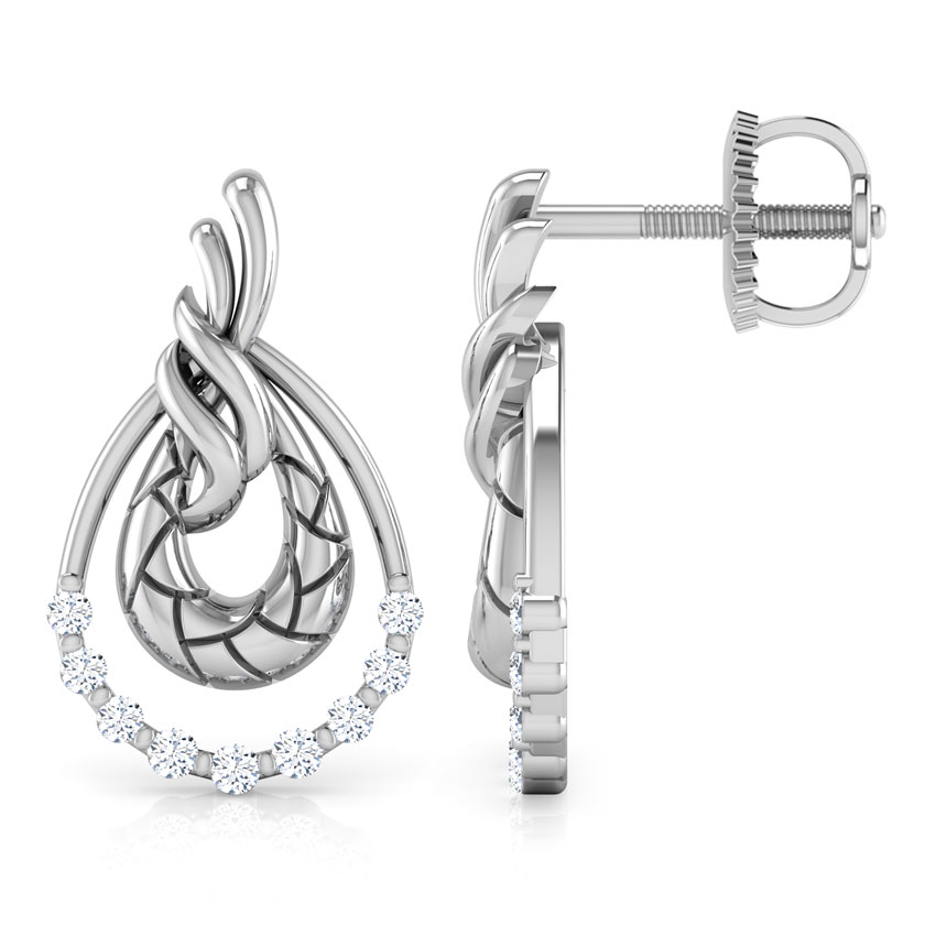 Peony Diamond Stud Earrings Peony Diamond Stud Earrings