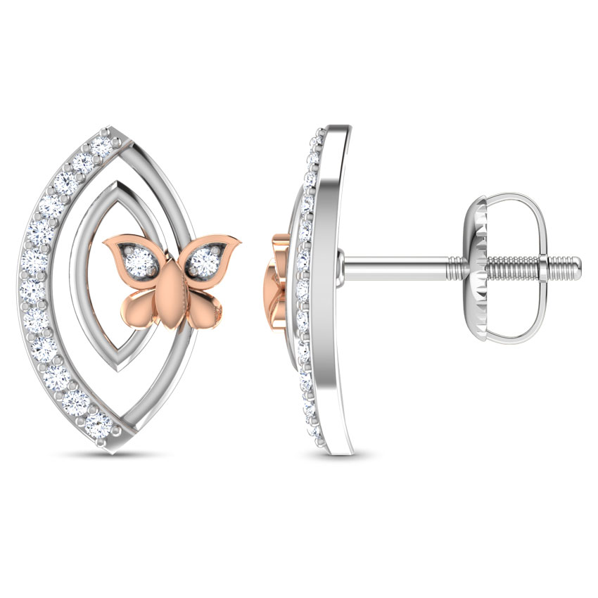 Flutter Marquise Diamond Drop Earrings