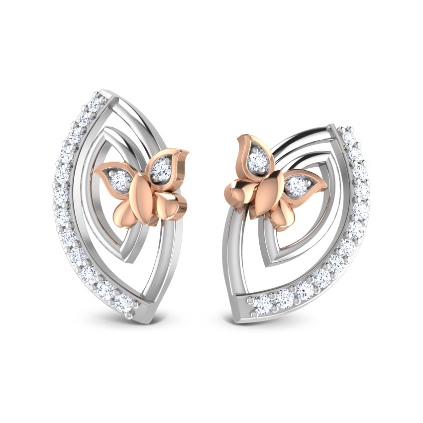 Flutter Marquise Diamond Drop Earrings