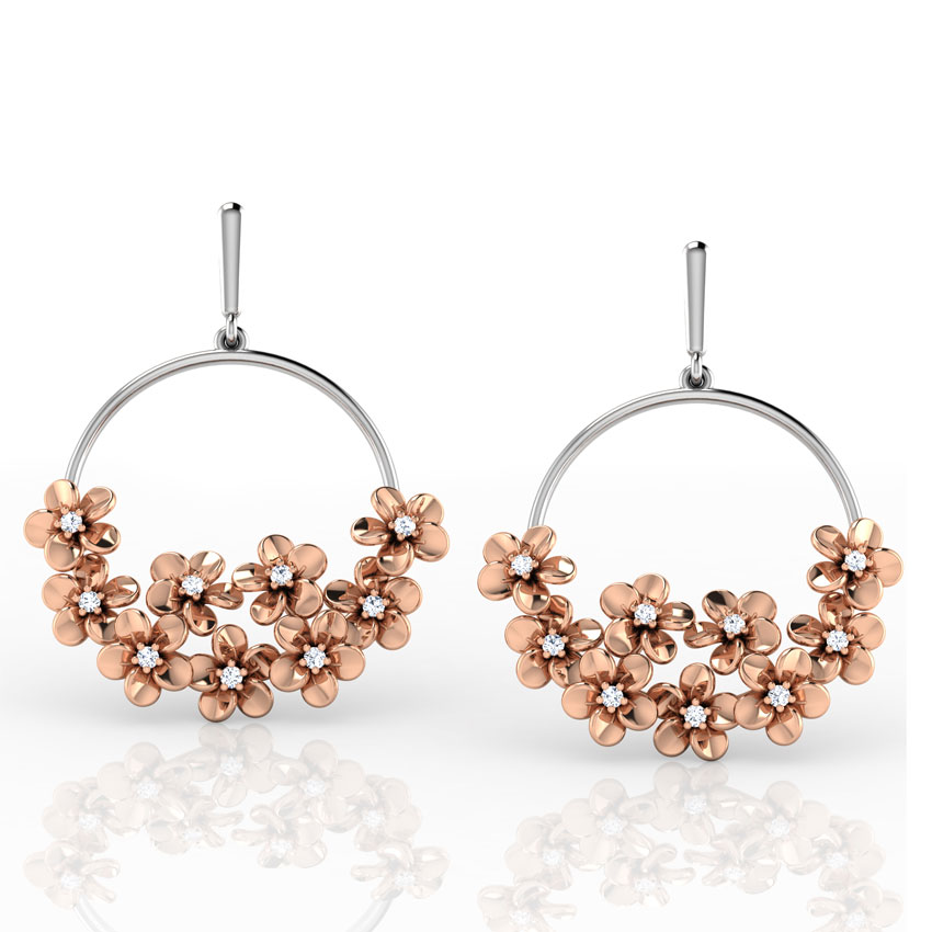 Plumeria Swing Earrings