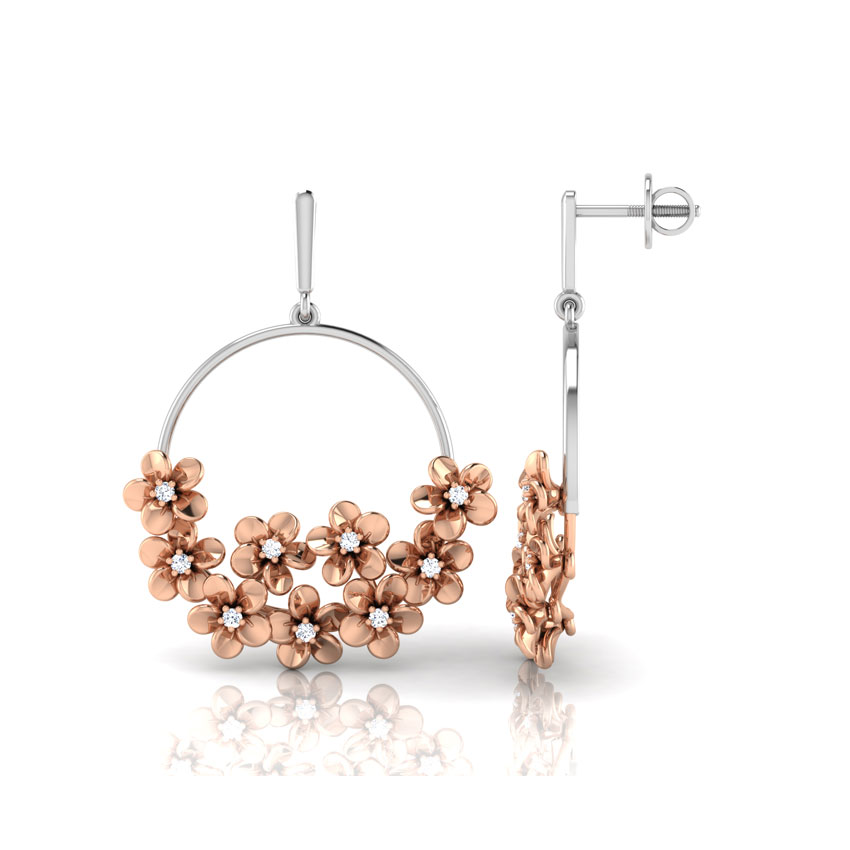 Plumeria Swing Earrings