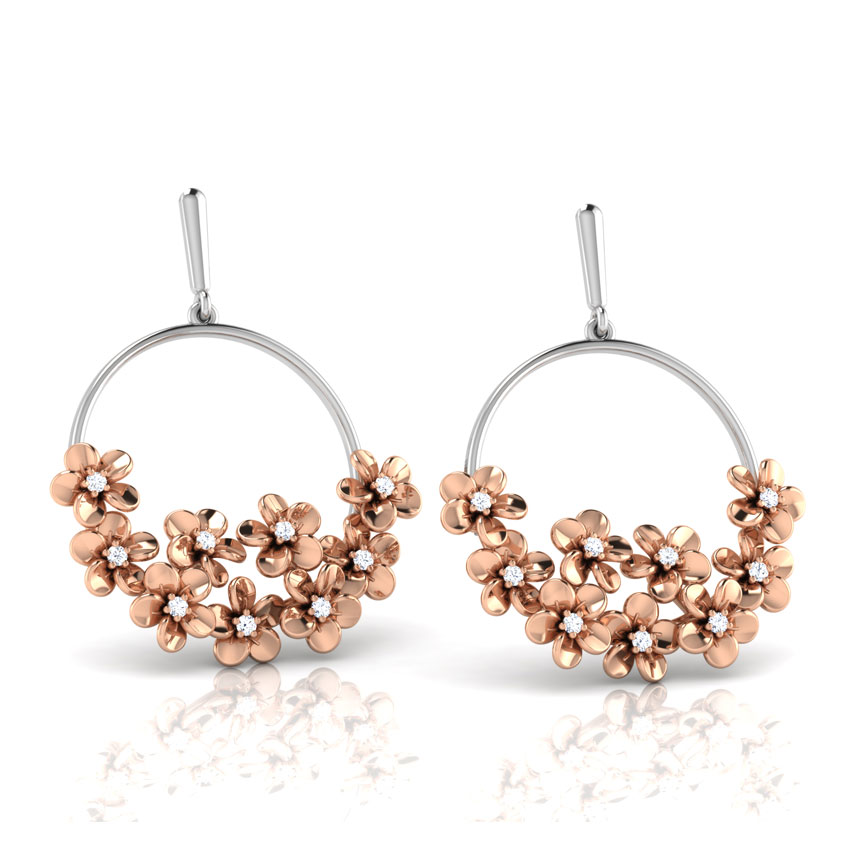 Plumeria Swing Earrings