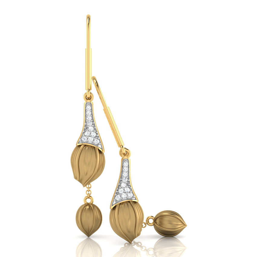 Falling Tulip Earrings