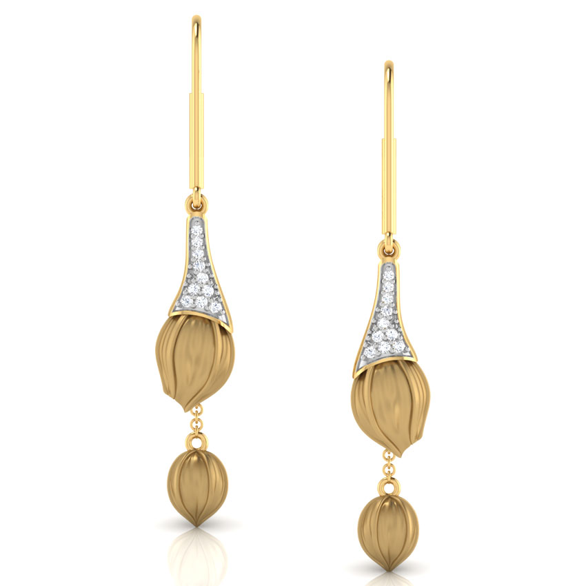 Falling Tulip Earrings
