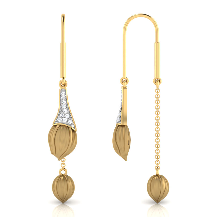 Falling Tulip Earrings