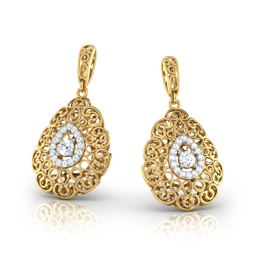 Doreen Trellis Drop Earrings