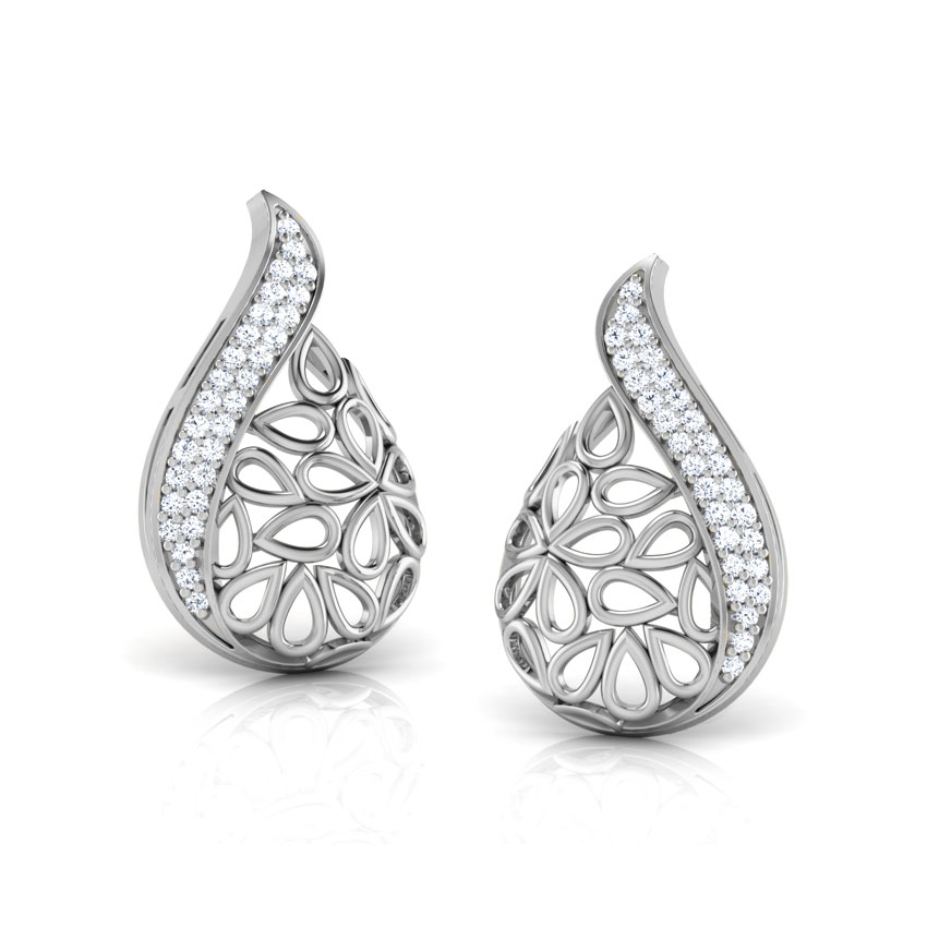 Kaira Paisley Diamond Stud Earrings Kaira Paisley Diamond Stud Earrings