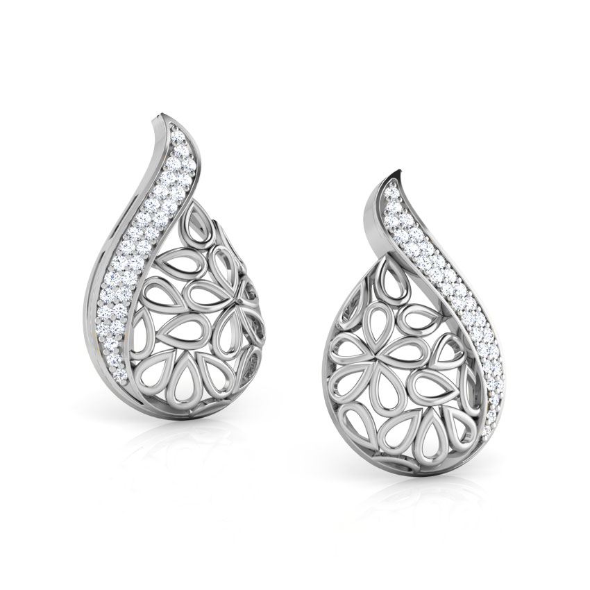 Kaira Paisley Diamond Stud Earrings Kaira Paisley Diamond Stud Earrings