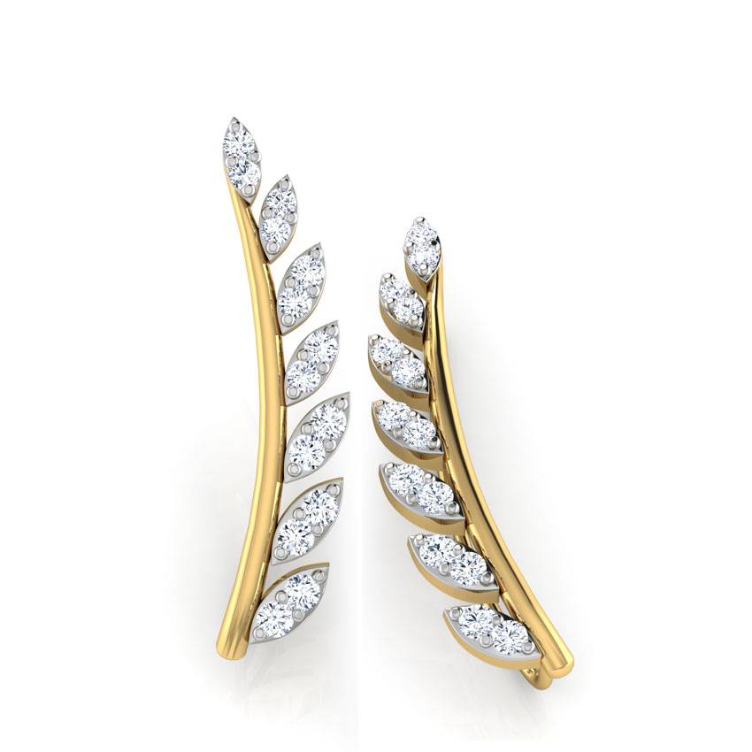 Flora Diamond Ear Cuffs