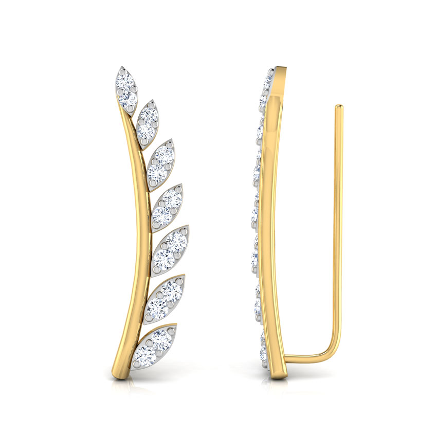 Flora Diamond Ear Cuffs