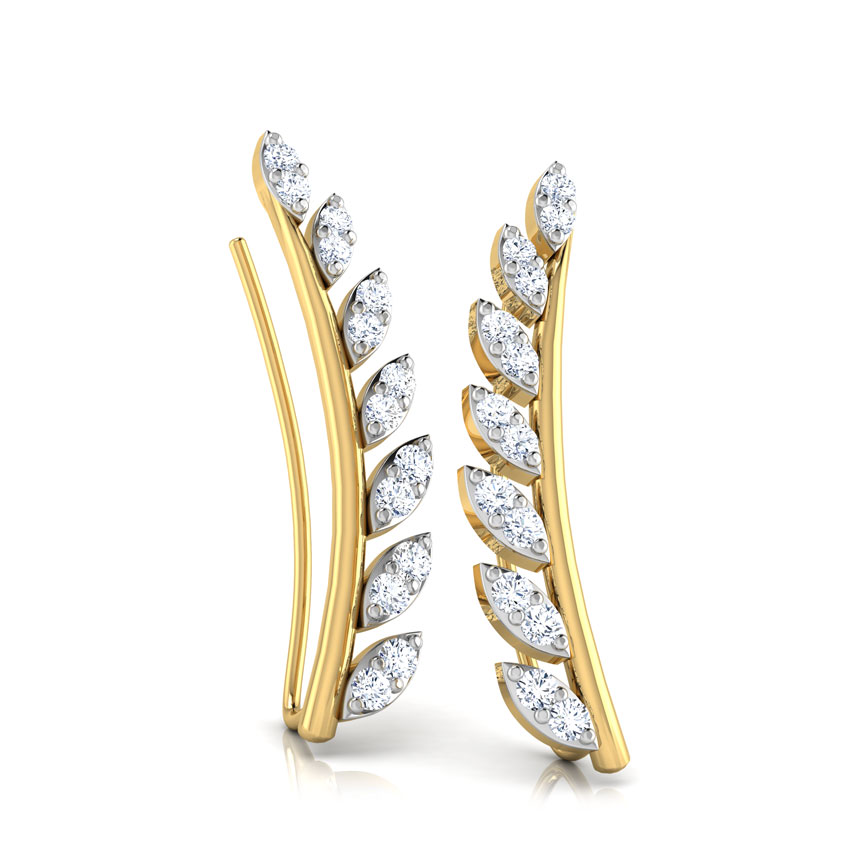 Flora Diamond Ear Cuffs