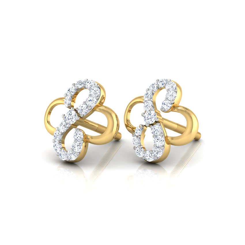Esme Curved Stud Earrings