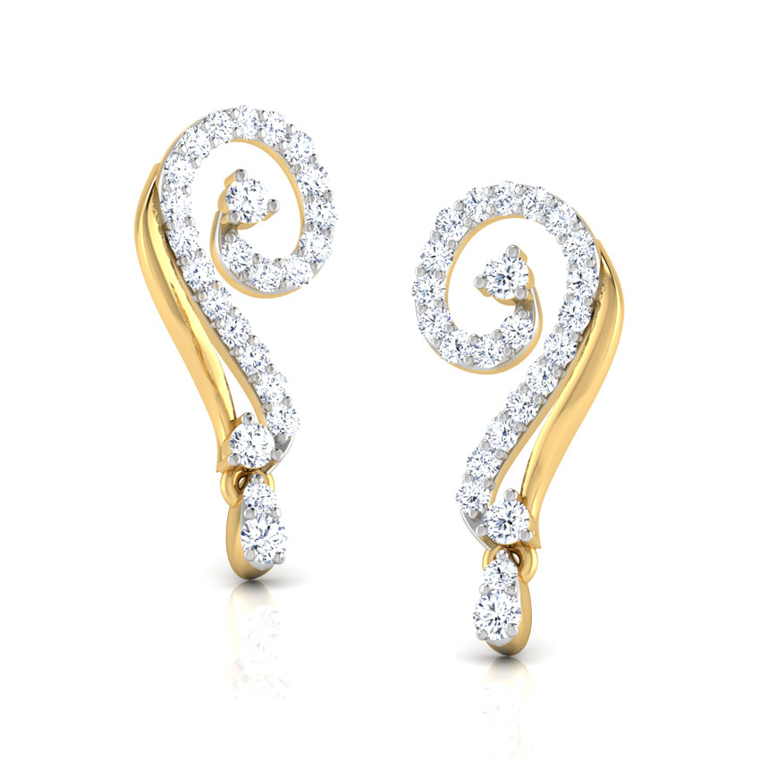 Twirl Linked Stud Earrings