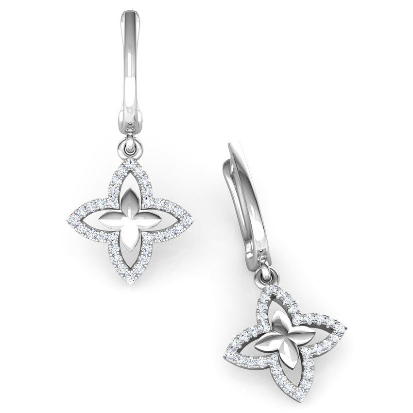 Hana Bloom Diamond Hoop Earrings Hana Bloom Diamond Hoop Earrings