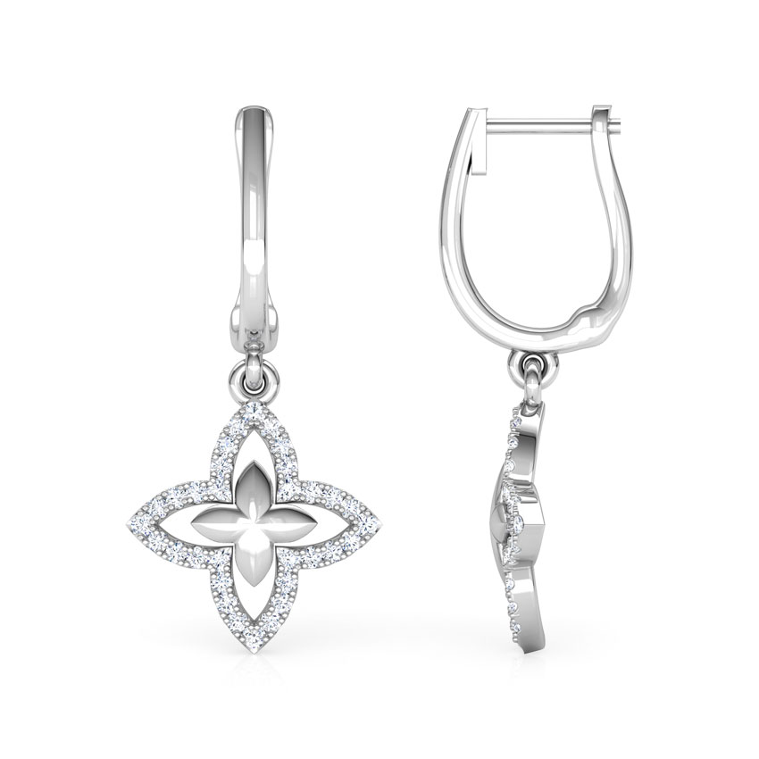 Hana Bloom Diamond Hoop Earrings Hana Bloom Diamond Hoop Earrings