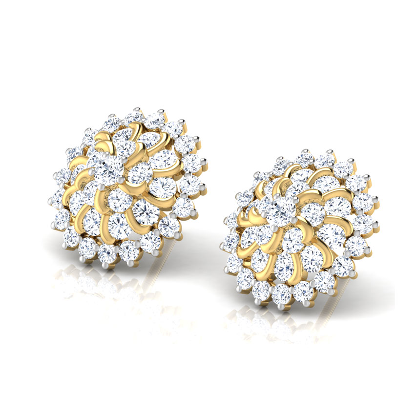 Surya Cluster Stud Earrings
