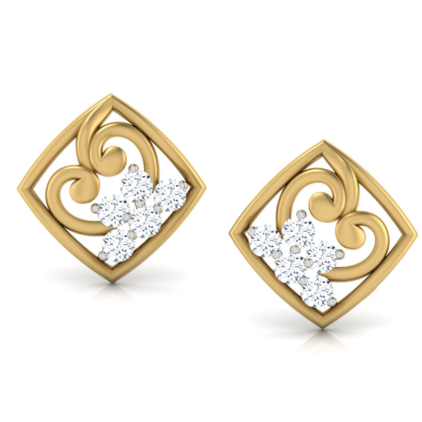 Dazzle Diamond Stud Earrings