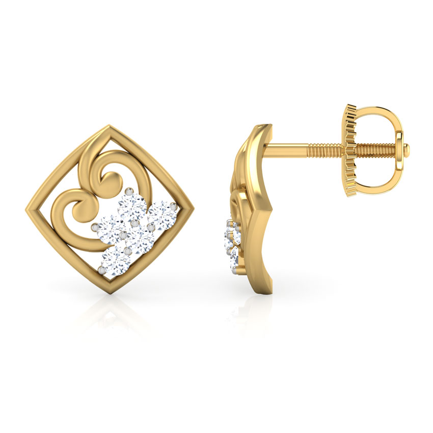 Dazzle Diamond Stud Earrings
