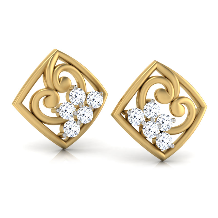 Dazzle Diamond Stud Earrings