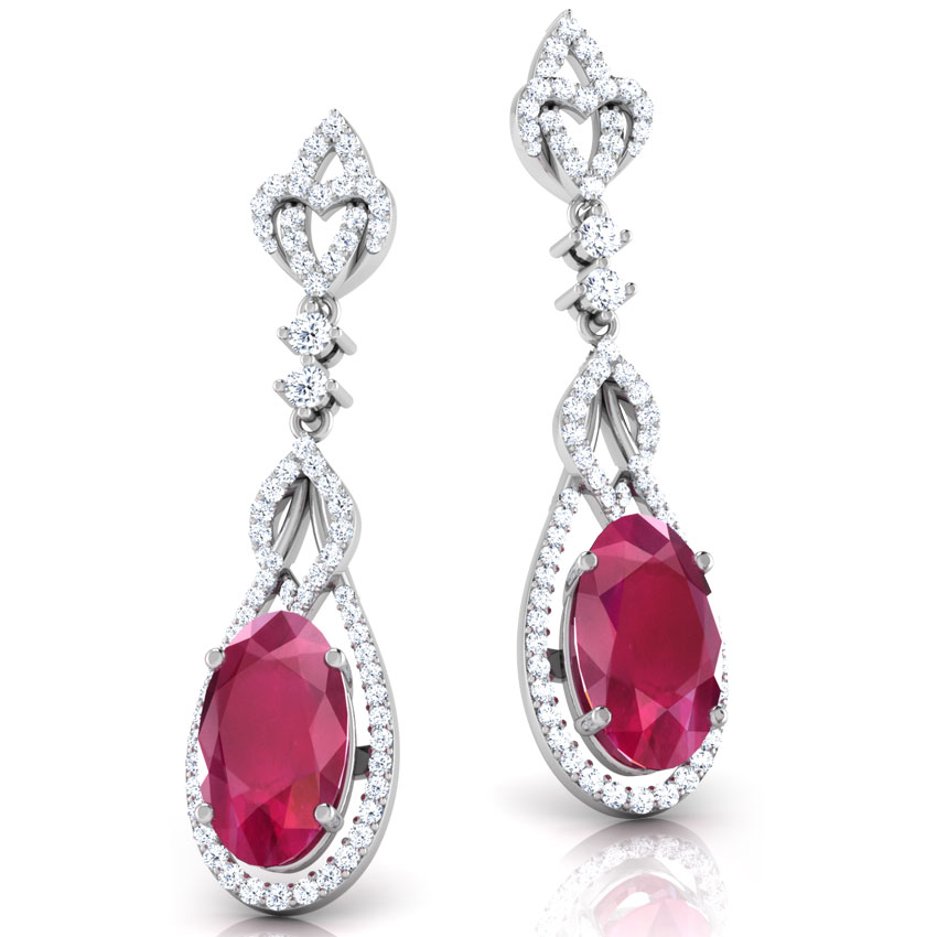 Ruby Sway Drop Earrings