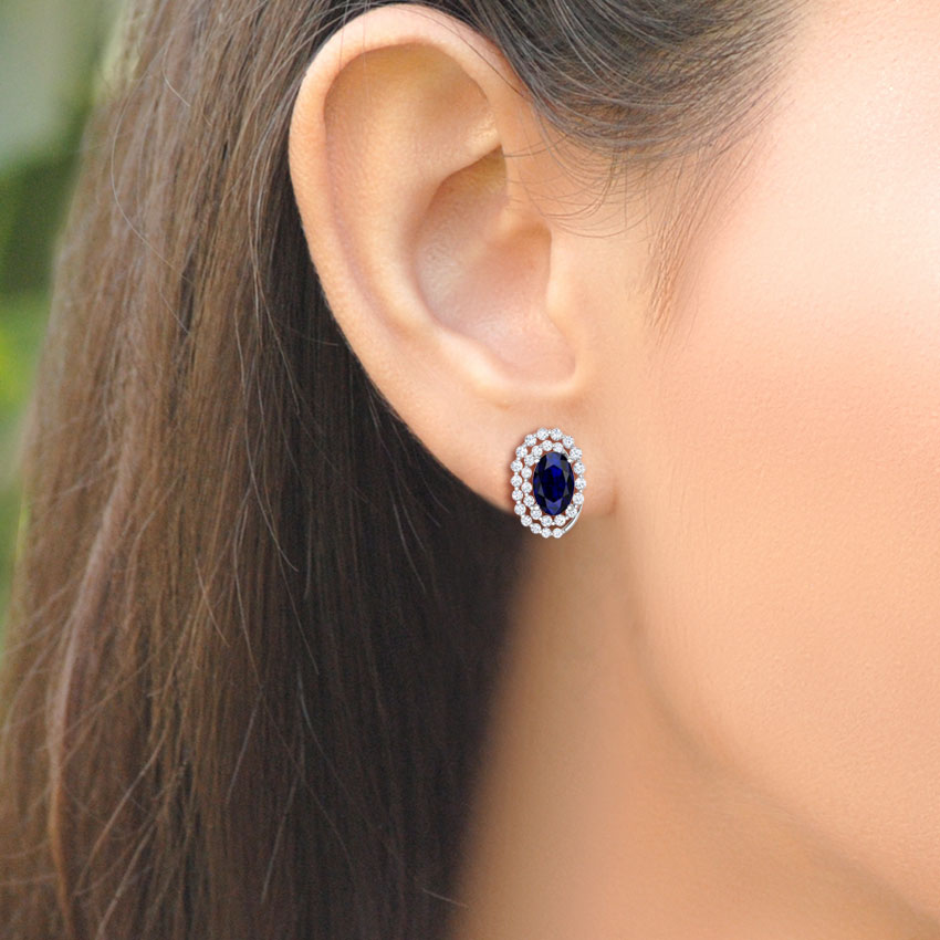 Julia Gemstone Stud Earrings