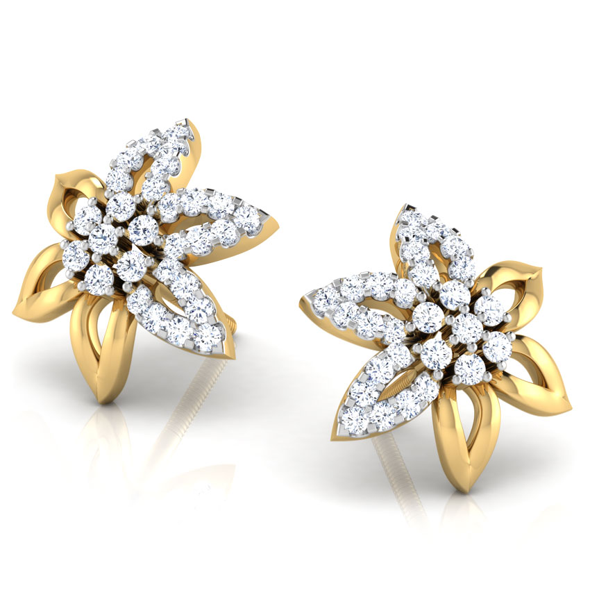 Celina Diamond Stud Earrings Celina Diamond Stud Earrings