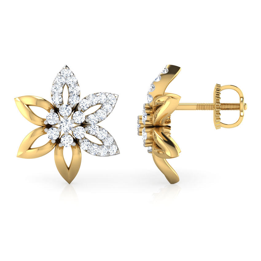 Celina Diamond Stud Earrings Celina Diamond Stud Earrings
