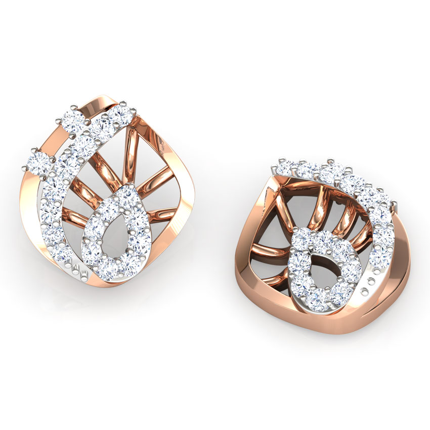Erica Array Diamond Stud Earrings