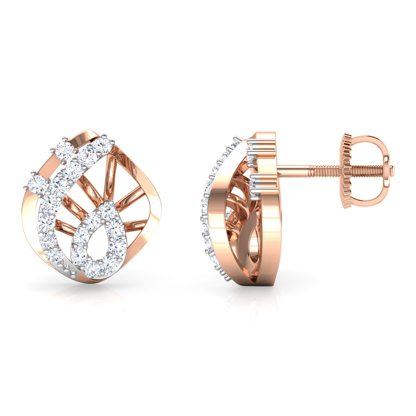 Erica Array Diamond Stud Earrings