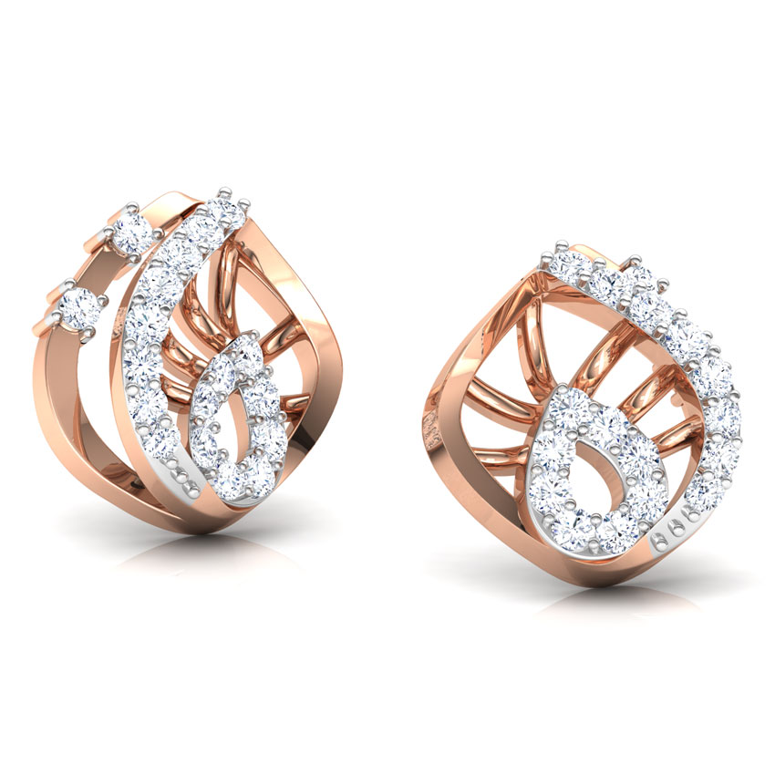 Erica Array Diamond Stud Earrings