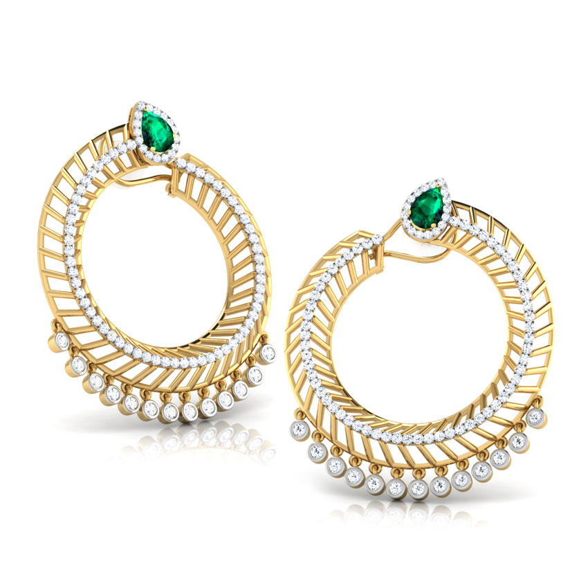 Ansu Glitter Chand Bali