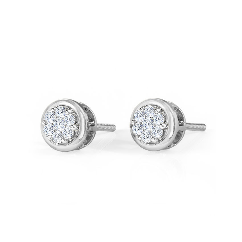 Lavani Full Moon Stud Earrings