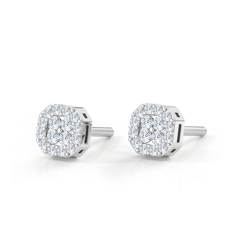 Sophia Diamond Flock Stud Earrings