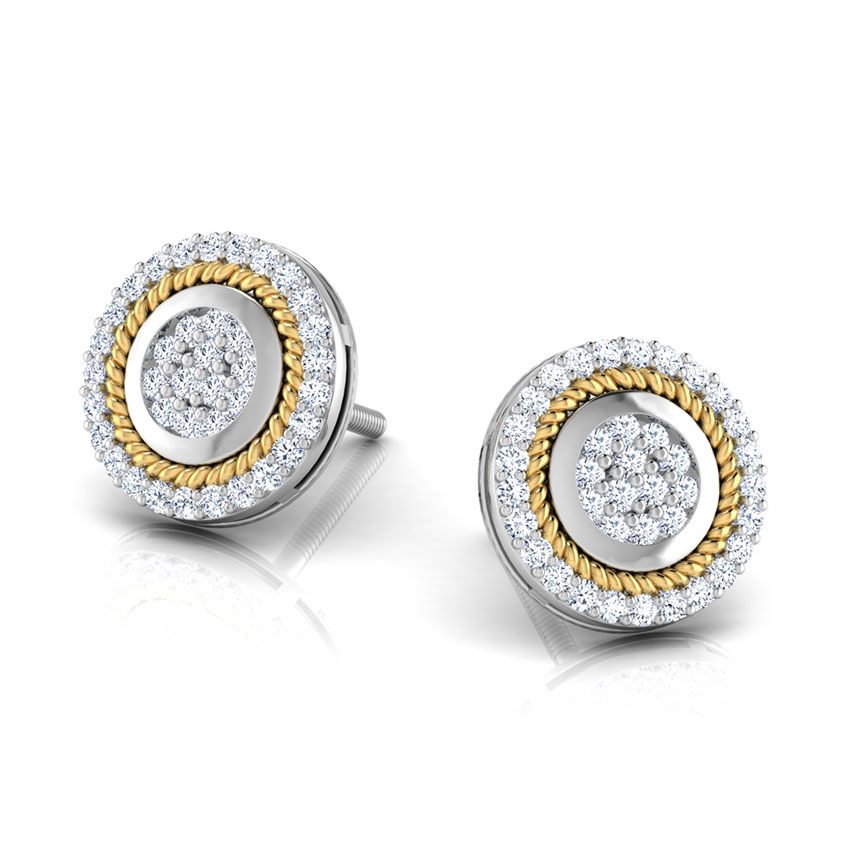 Diana Halo Diamond Stud Earrings Diana Halo Diamond Stud Earrings
