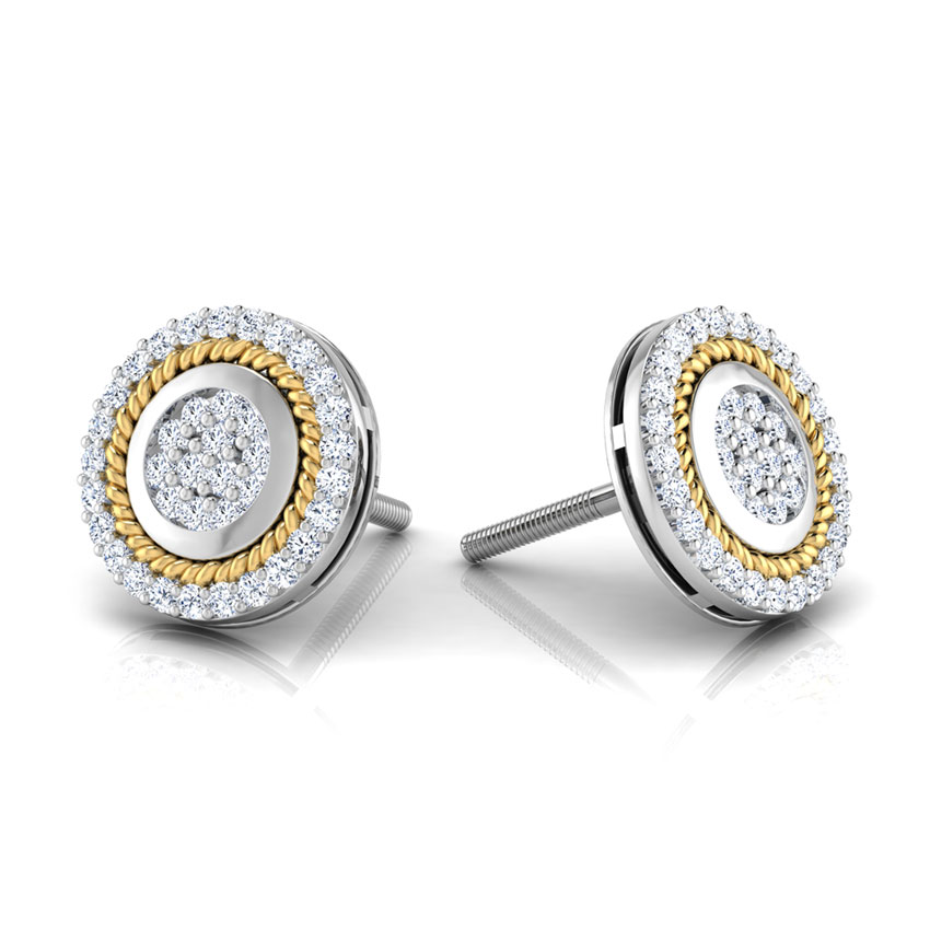 Diana Halo Diamond Stud Earrings Diana Halo Diamond Stud Earrings