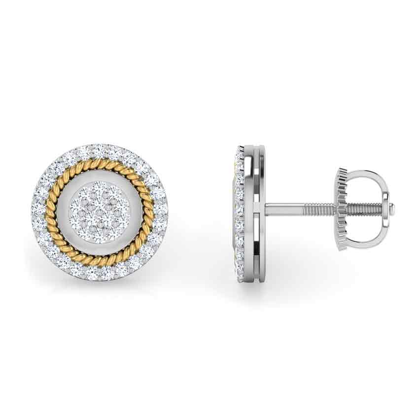 Diana Halo Diamond Stud Earrings Diana Halo Diamond Stud Earrings
