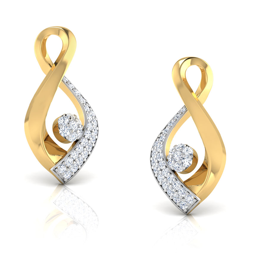 Calla Petalled Stud Earrings