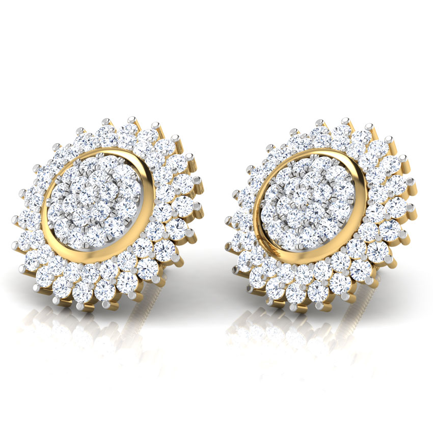 Clare Rounded Stud Earrings