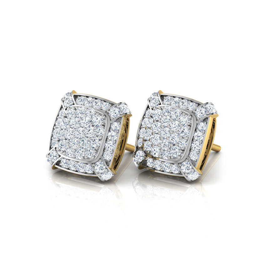 Elivera Castor Sparkle Stud Earrings