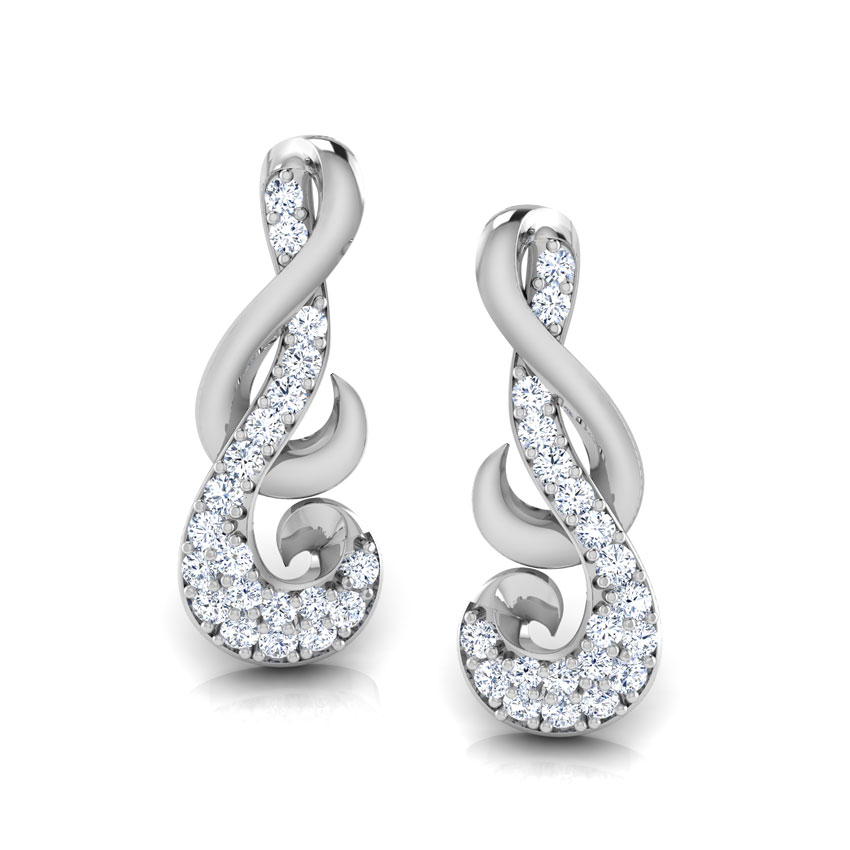 Entwined Diamond Stud Earrings Entwined Diamond Stud Earrings