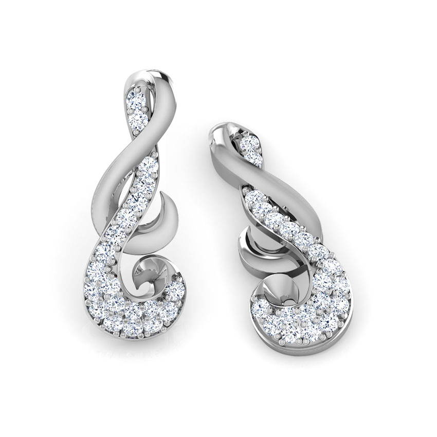 Entwined Diamond Stud Earrings Entwined Diamond Stud Earrings